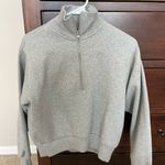 Everlane Heather Gray Zip-Up xxs Photo 0