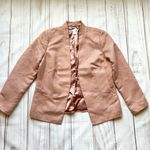 Chico's Chico’s Dusty Rose Pink Suede Blazer Size 1 (M) Photo 0