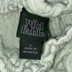 Wild Fable Puffer Sleeve Crop Top Size L Photo 3