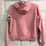 Nike  Womens Pink with Racing Stripes Hooded Warm up Jacket - Size Small - VGUC Photo 1