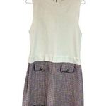 Ted Baker  Mayumid Tweed-skirt Sleeveless woven mini dress size 5 Photo 0