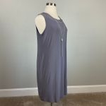 R & M Richards Two-Piece Shift Cocktail Dress and Jacket Size 14W Silver Metallic  Photo 7