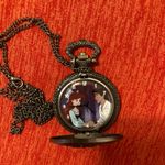 Disney THE LITTLE MERMAID, ARIEL POCKET WATCH, PENDANT, WATCH NECKLACE. PEWTER Photo 1