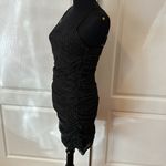 Lucy in the Sky BLACK MESH SILVER GLITTER PARTY DRESS Photo 5