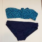 DKNY 🌞NWT blue/light blue bandeau bikini set A-65 Photo 10