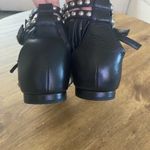 Saint Laurent Paris Nu Pieds Fringe & Studded Black Sandals Photo 10