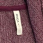 RVCA Knit Plum/ Purple Cardigan Sweater Size Small Photo 3