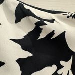 Joie  Black & White Floral A-Line Midi Skirt New Size 14 Photo 6