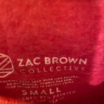 Women’s Zach Brown Band Collective Tour Tee Shirt red Photo 1