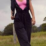 Free People NWT We The  Fly By Night Jumpsuit BLACK SIZE XS Photo 2