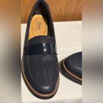 Clarks  Women's Sharon Gracie Slip-On Loafer Flats Suede Navy Photo 3