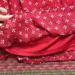 Old Navy RED GEOMETRIC PRINT  FLOWY MINI SKIRT Photo 2