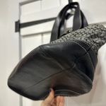 Coach Soho Satchel Shoulder Bag Signature Canvas Print Black Buckle Y2K Leather Photo 9