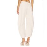 Free People  Cream colored Barrel Wide Leg Jeans - size 29 NWOT Photo 1