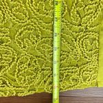 ZARA NWT  Yellow Guipure Lace Dress Keyhole Back Rope Lace Size S Photo 11