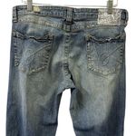 Bebe Mid Rise Stretch Denim Boot Cut Embellished Blue Jeans Womens 32 Photo 5