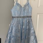 Sherri Hill Blue Homecoming Dress Photo 0