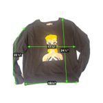 Lily Brown × Barbie Graphic Knit Sweatshirt — Limited Edition Japan Collab Black Size M Photo 1