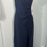 Emerald Sundae  Juniors' Blue High-Slit Spaghetti Strap Gown Size Medium NWT Photo 1