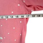 Talbots  Sweater Womens M Pink Embroidered Novelty Dog Frenchie Preppy Feminine Photo 7