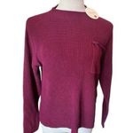 NWT Womens Prinbara Cranberry Pocket Cozy Knit Cabin Sweater Photo 0