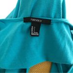 Forever 21 cotton green fringe dress size L Photo 6