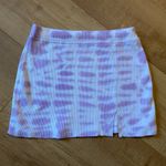 PacSun  small purple white tye dye Terry cloth mini skirt happy summer Photo 1