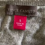 Vince Camuto  Women's Cold Shoulder Sweater Gray Crew Neck Long Sleeve Pullover S Photo 5