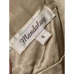 NWT Mandalay Dark Pearl Beaded Empire Waist Maxi Long Evening Gown Womens Size 6 Silver Photo 7