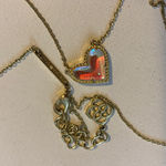 Kendra Scott  iridescent Heart pendant necklace Photo 3