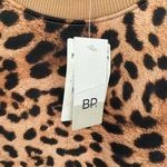 BP Mock Neck Leopard Print Sweatshirt NWT. Stretchy and soft. Fleece lined. All measurements are in inches and are approximate. (See Photos) Photo 6