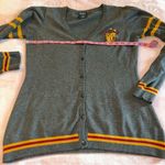Harry Potter gray and yellow Griffindor cardigan size XL Hogwarts Photo 8