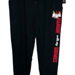 Weekend Soul Sz XL Christmas Holiday Sweat Pants Hangin With My Gnomies Black Photo 0