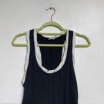Pilcro  Black Ribbed Racerback Tank Top Sz S Photo 2