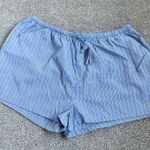 Boohoo Women’s Woven Flippy Stripe Boxer Short - NWOT Photo 1