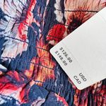 Anthropologie Asymmetrical Smocking Ruffles Mini Skirt, Size S Photo 10