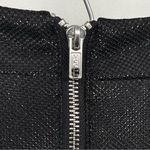 Charlotte Russe  Shimmer Pleated Mini Skirt Women M Metallic Black Dark Academia Photo 6