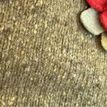 Boho Crossbody Bag Purse Green Wool Knit Sweater Photo 3