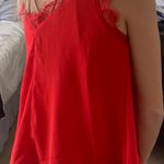 Amazon Red Lace Tank Top Photo 2