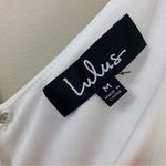Lulus Lulu’s Darling Delight White Skater Sleeveless White Mini Dress Photo 2
