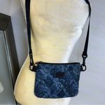 PINK - Victoria's Secret  Blue snakeskin print Crossbody Bag or belt bag Photo 2