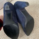 ANINE BING Authentic  suede ankle bootie heels navy Photo 6