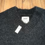 Aerie Black oversized  teddy boucle sweater Photo 3