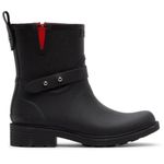 Rag and Bone EUC  Moto Rain Boots Black Size 7 Photo 1