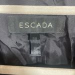 ESCADA Blazer size 38 Beige Black Herringbone Tailored Wool Silk Luxury Office Photo 1