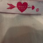 Buddy Love Pina Colada Watercolor Swirl Caftan Dress Size M/L White Photo 14