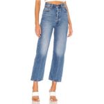 Levi's LEVI’S X Free People Premium Ribcage Straight Jeans in At The Ready Size 32 Photo 4