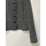 Rag and Bone  Carmen Fringe Tweed Jacket Black Multi Size 14 NWT Edgy Work Office Photo 9
