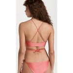 JADE SWIM Livi Bikini Top in Coral Sheen XSmall New Womens Swimsuit Pink Size XS Photo 14