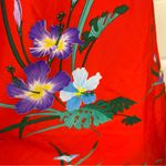 Vintage Made in Hawaii Muumuu Floral Hibiscus Print with Pockets Photo 4